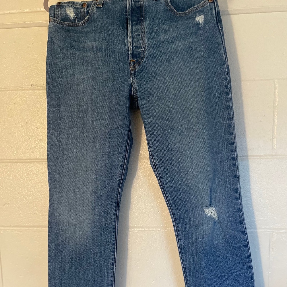 Women's Levi's 501 Jeans.